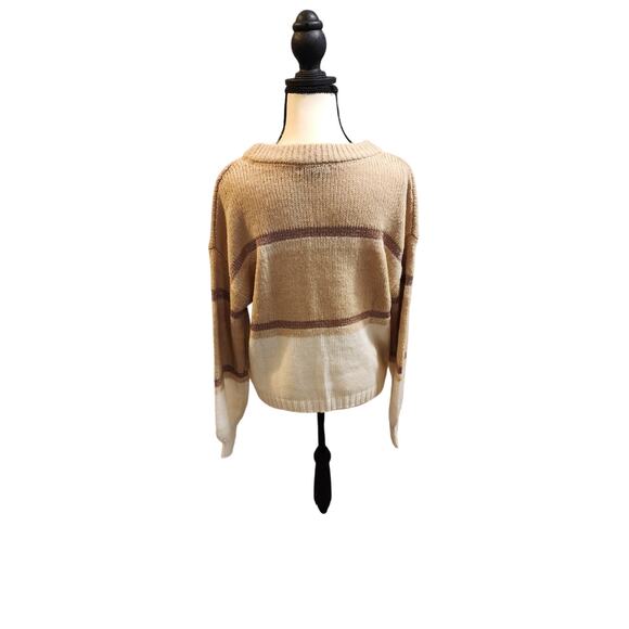 Love Ellie Soft Knit Sweater Cozy Acrylic Blend Pullover Size Medium - Picture 2 of 3